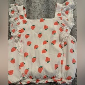 Epic Threads Girl's Strawberry Tank Top - Size Small
